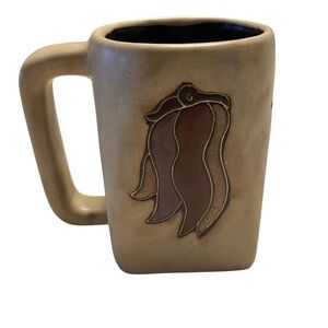 Mara Stoneware Mug Chili Peppers  Southwestern Pottery Vintage Signed Mexico